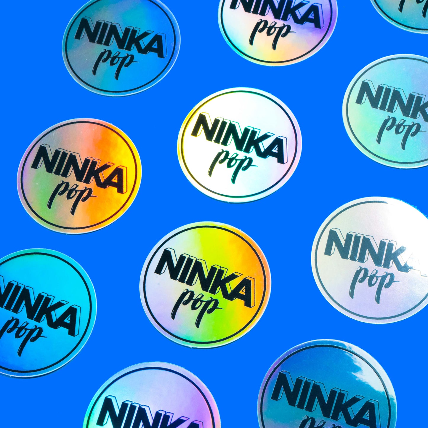 Holographic single stickers