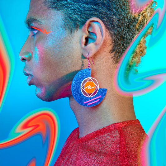 Central Core - Blue glitter