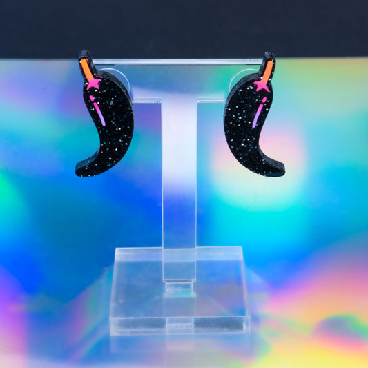 Small espaisi glitter studs