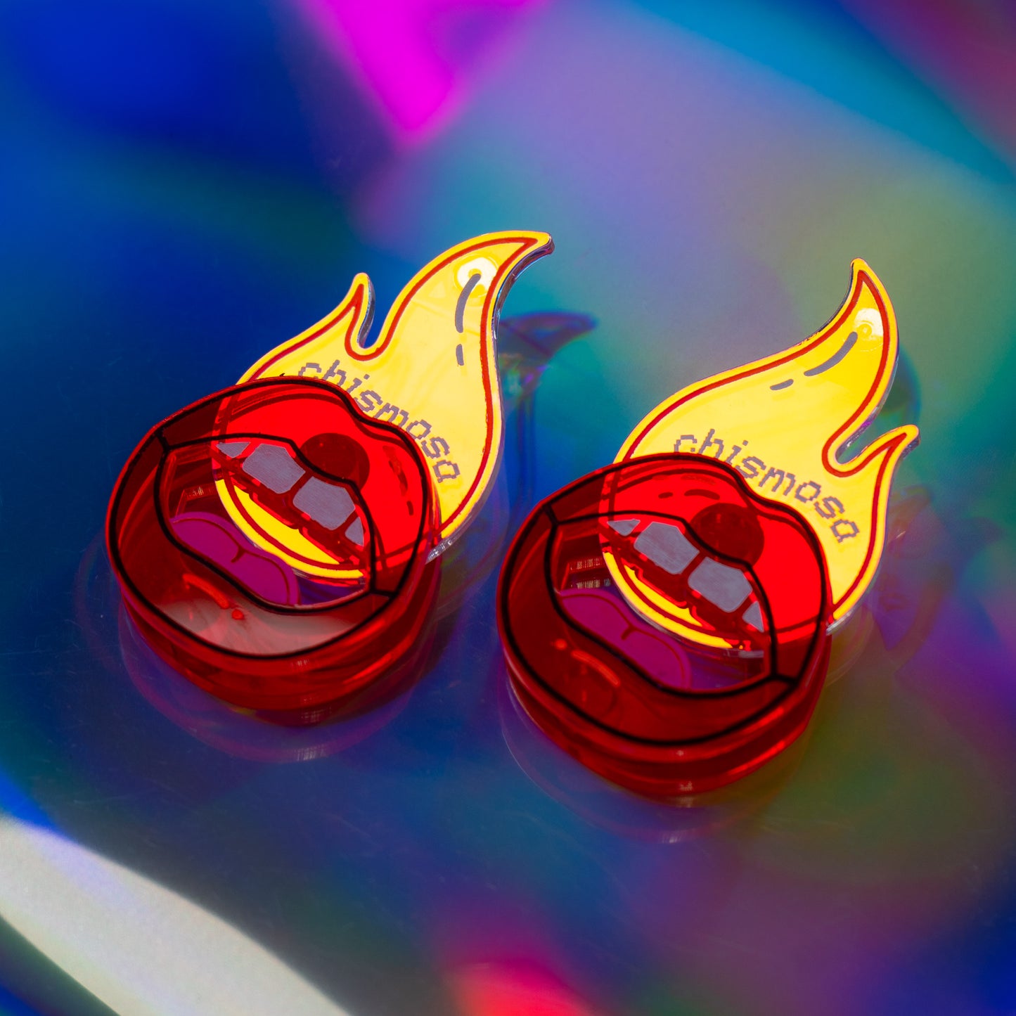 Chismosa fire dangles