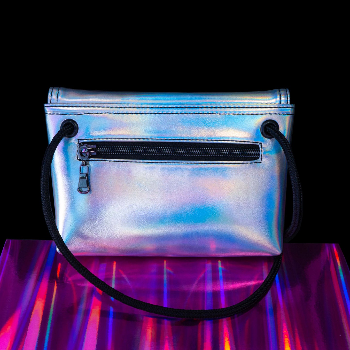 Holographic bag (black strap)