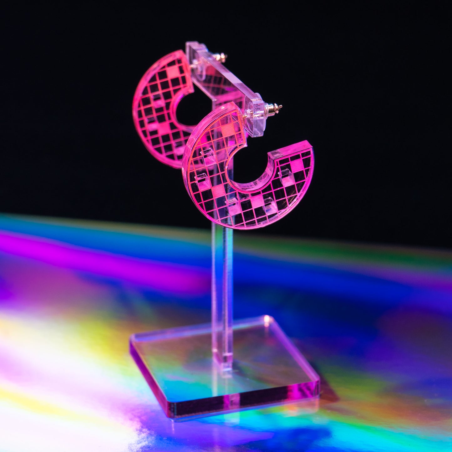 Space grid - Pink