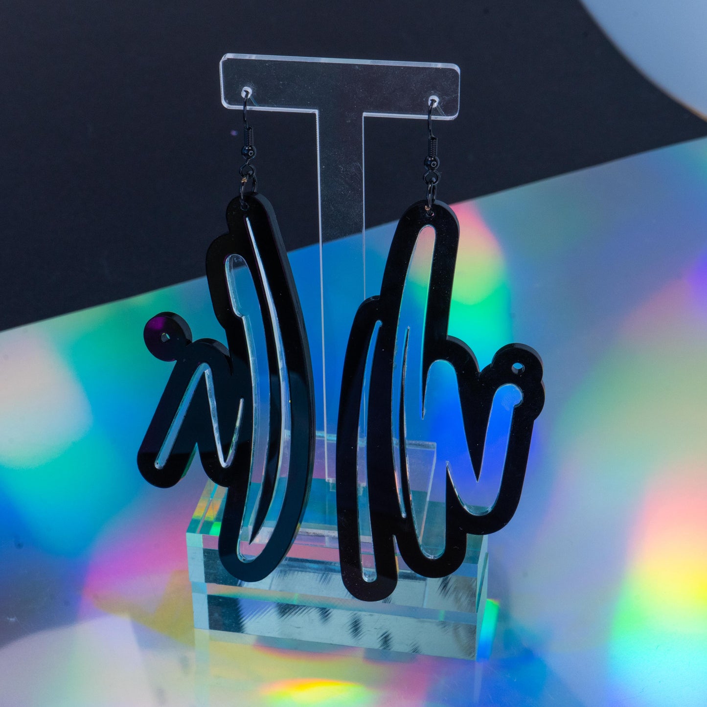 Squiggle n.1 black hooks