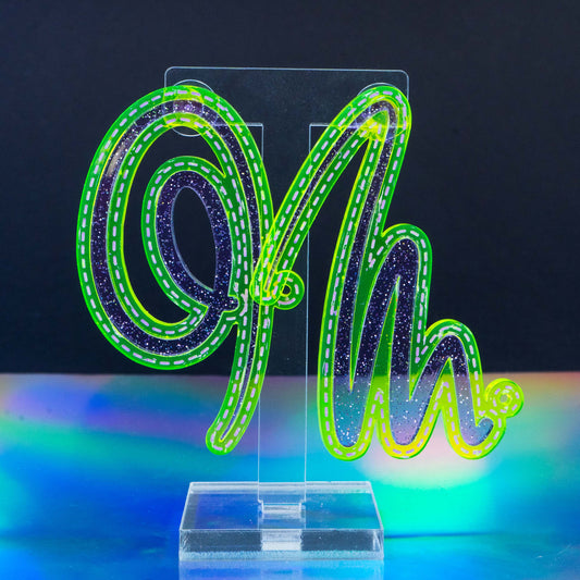 Squiggle n.3 yellow and lilac