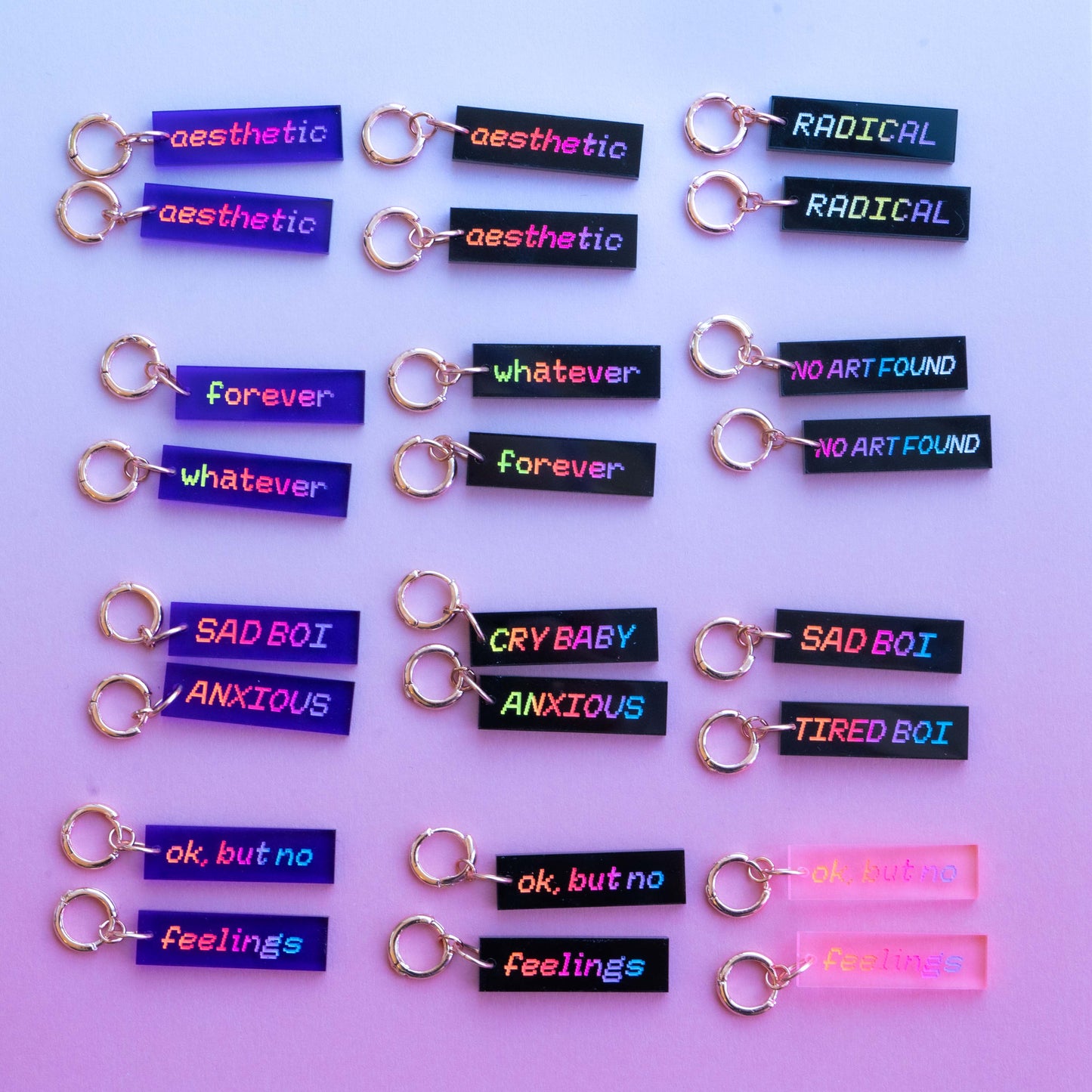 Pixel text tags