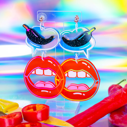 XL Espaisi rainbow dangles