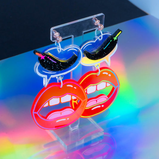 XL Espaisi rainbow dangles