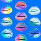 Holographic single stickers