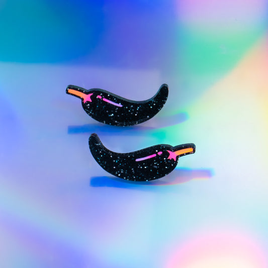 Small espaisi glitter studs