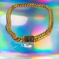 Gold stainless steel chain necklace