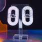 Iridescent marble extra large LINK studs