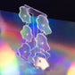 Iridescent triple blob dangles
