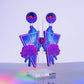 Large purple tropical flower dangles