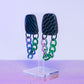 Medium black thick chain Rock dangles