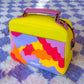 Unique hand painted Squiggle bag