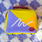 Unique hand painted Squiggle bag