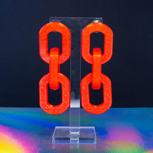 Neon red triple 3D LINK