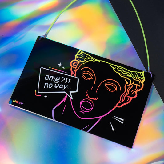 Shocked boi wall hanging