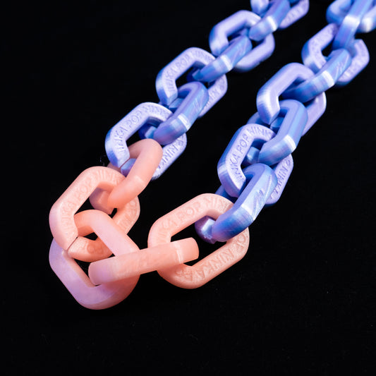 Space glow 3D LINK necklace