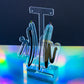 Squiggle n.1 transparent hooks
