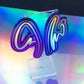 Squiggle n.2 purple iridescent