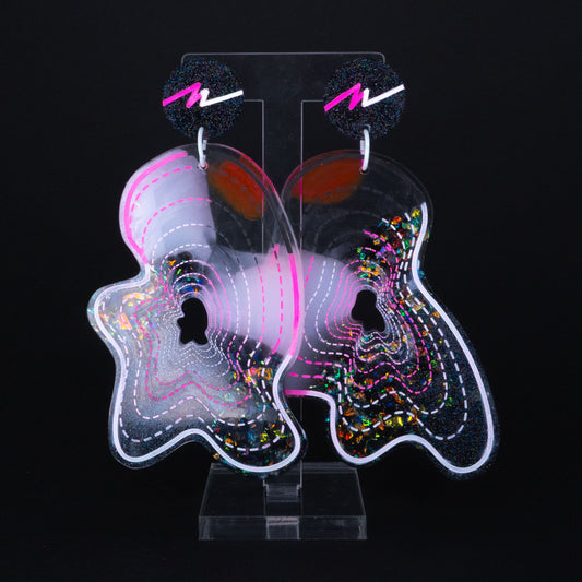 Venus large resin blob dangles