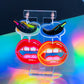 XL Espaisi rainbow dangles